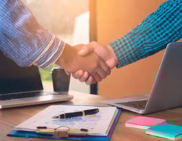 Firefly Concept image of an informal agreement, handshake 60114