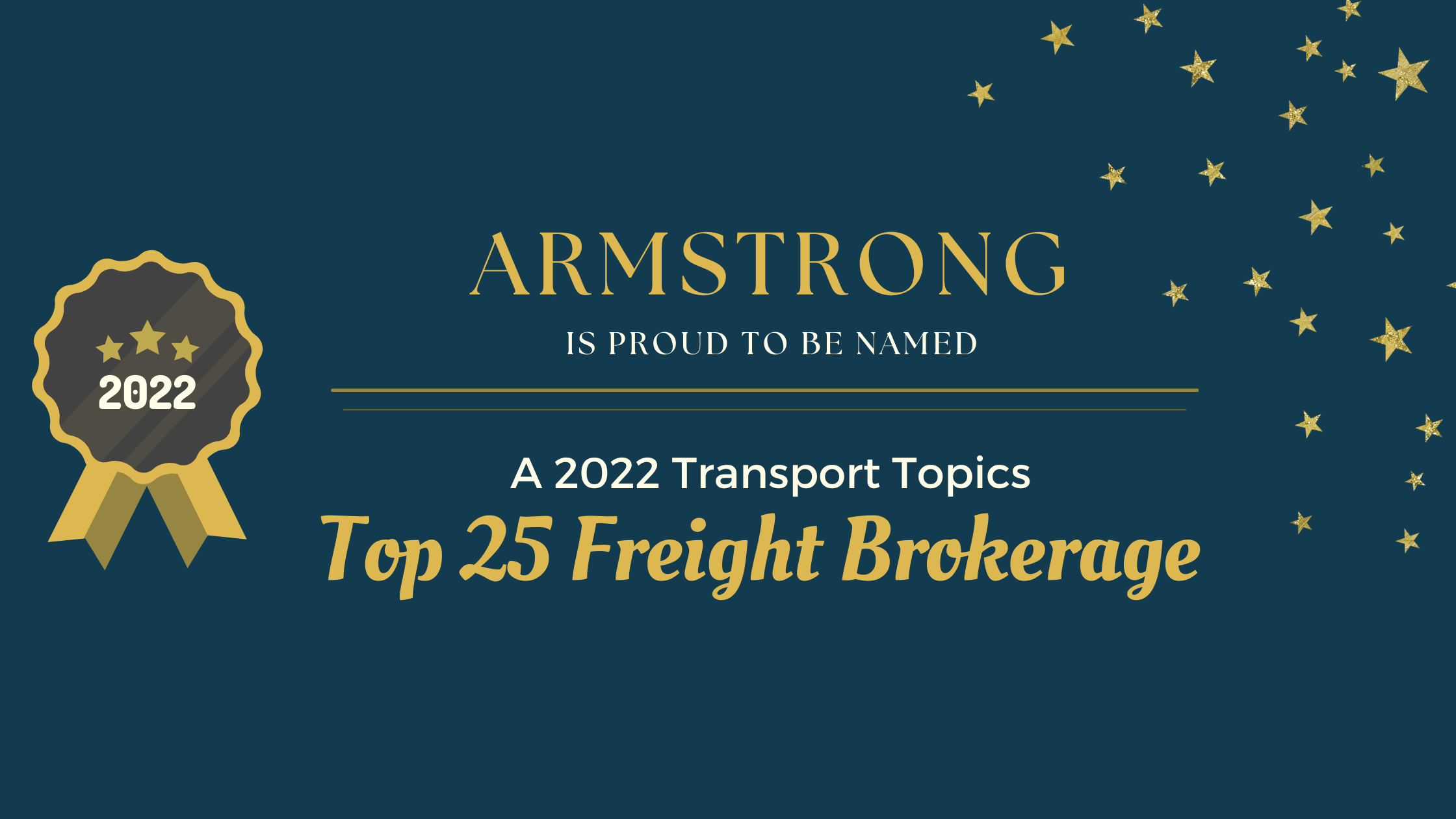 Armstrong Transport Group Named a Top 25 Freight Brokerage by Transport Topics
